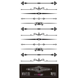 Baroque Borders. Decorative Transfers 15x30cm PFY-15236 | L'aura Bella