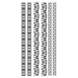 Baroque Borders. Decorative Transfers 15x30cm PFY-15236 | L'aura Bella