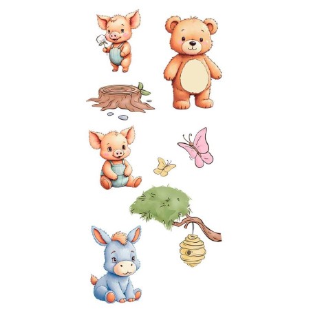 Happy Birthday. Decorative Transfers 15x30cm 6″x 12″. 4 Hojas. PFY-15229