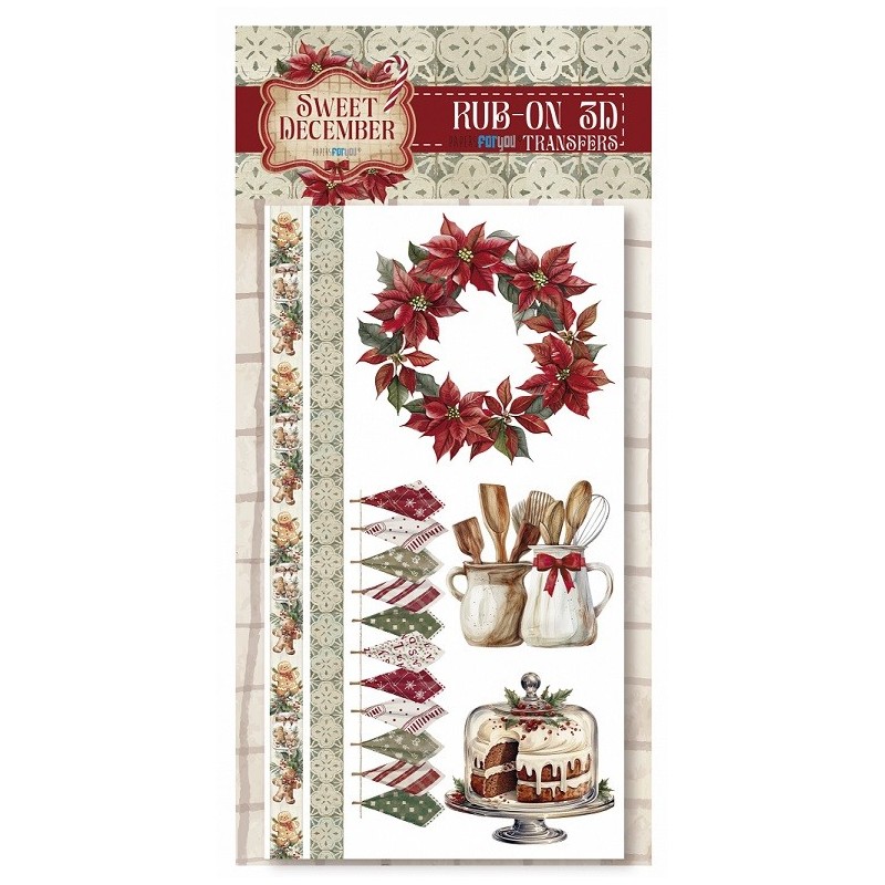 Sweet December. Rub On Transfers 2 Hojas. PFY-15367 | L'aura Bella