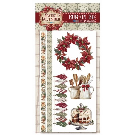 Sweet December. Rub On Transfers 2 Hojas. PFY-15367 | L'aura Bella