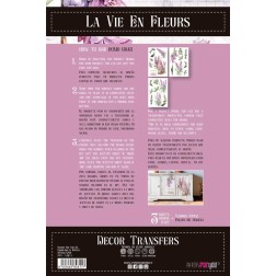 Lilacs. Decorative Transfers. 3 hojas 20x30cm PFY-14811 | L'aura Bella