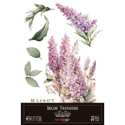 Lilacs. Decorative Transfers. 3 hojas 20x30cm PFY-14811 | L'aura Bella
