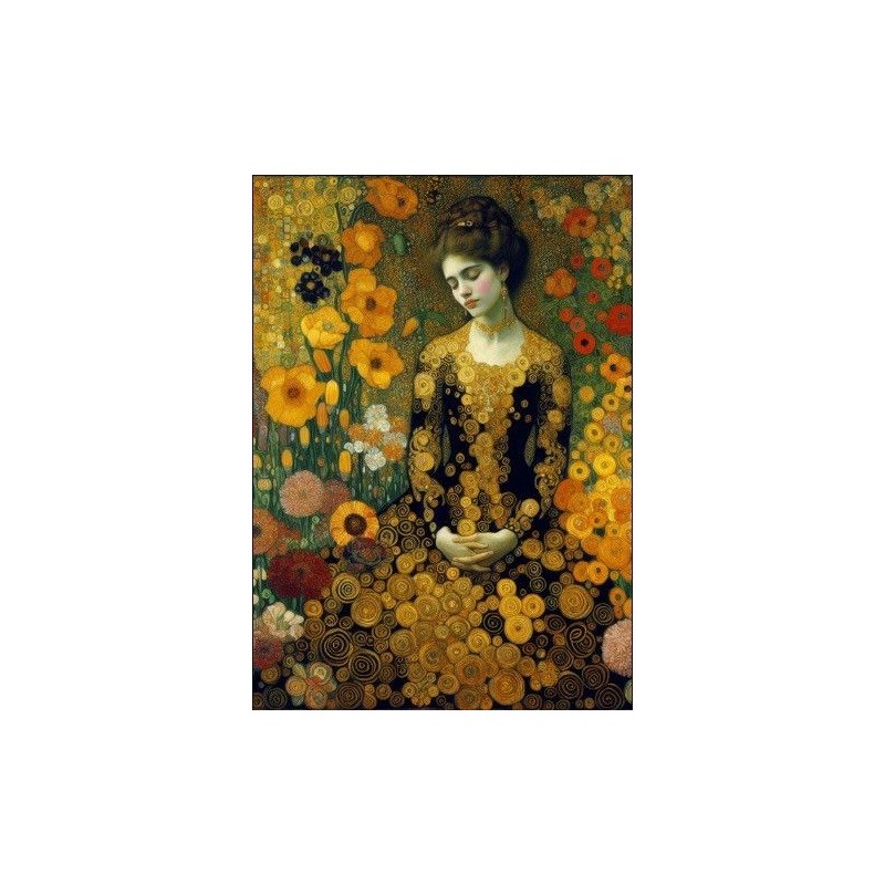 Bathed in Gold A1. Papel Decoupage Mint by Michelle | L'aura Bella