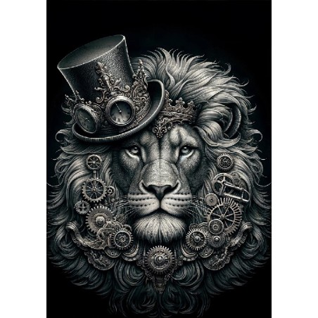 Leonardo Lion A1. Papel Decoupage Mint by Michelle | L'aura Bella