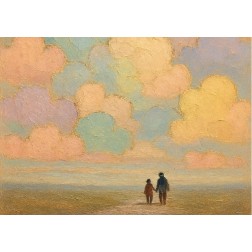 Gelato Sky A1. Papel Decoupage Mint by Michelle | L'aura Bella