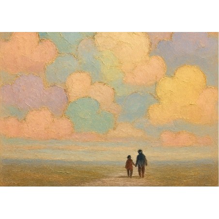 Gelato Sky A1. Papel Decoupage Mint by Michelle | L'aura Bella