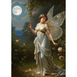 Moon Goddess A1. Papel Decoupage Mint by Michelle | L'aura Bella