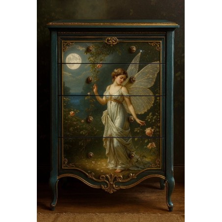 Moon Goddess. Papel Decoupage Mint by Michelle. A1