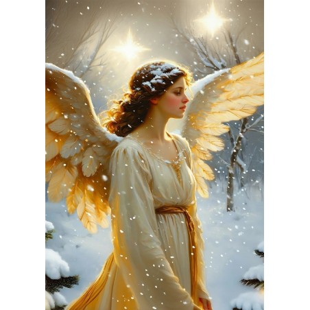 Christmas Angel A1. Papel Decoupage Mint by Michelle | L'aura Bella