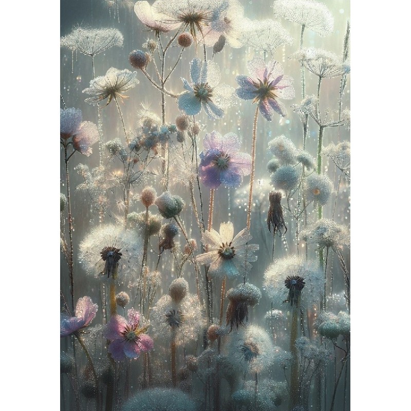 Dew A1. Papel Decoupage Mint by Michelle | L'aura Bella