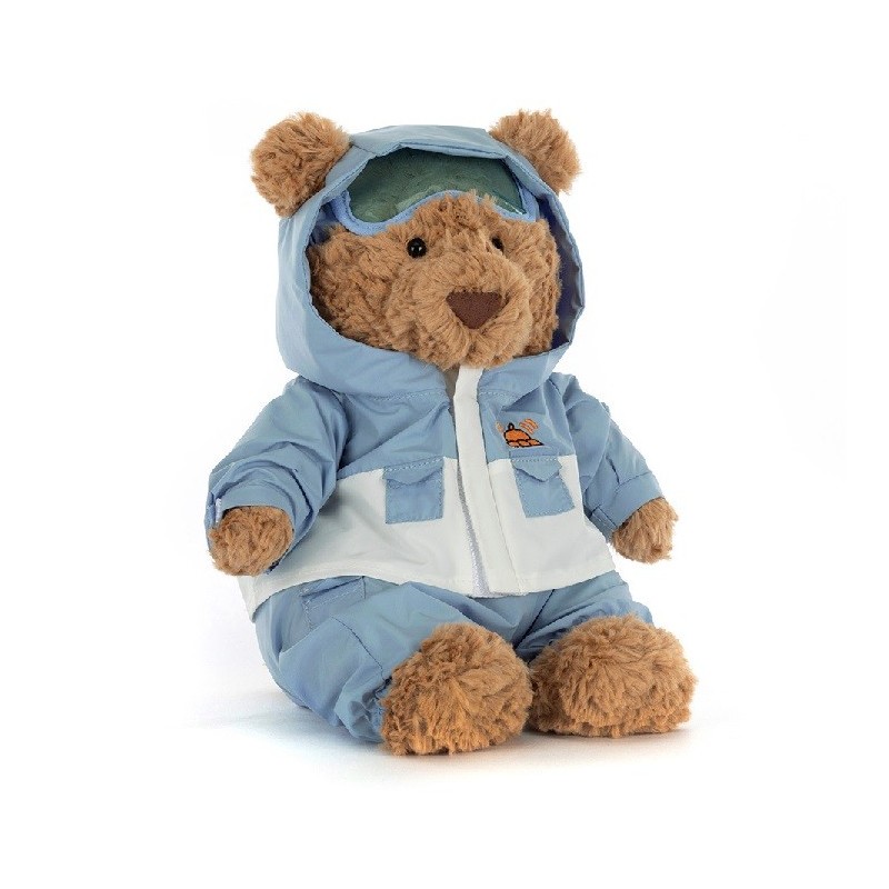 Bartholomew Bear "SnowSuit". Peluche Jellycat. BARM2SKI | L'aura Bella