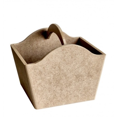 Cesta con asa DM 20x18x16cm. Cadence