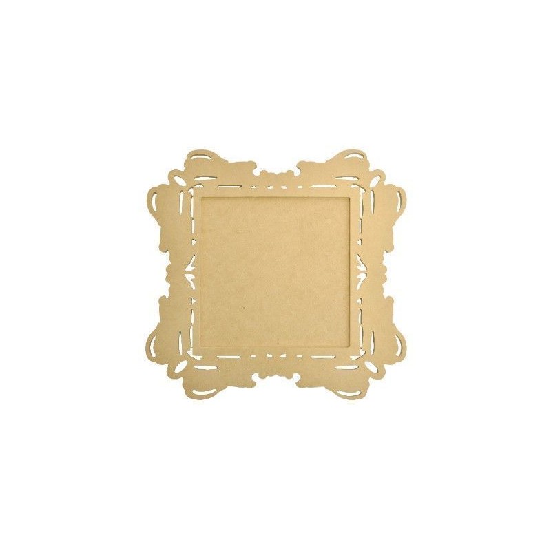 Madera. SQUARE ORN FRAME 14". KAISERCRAFT PTY LTD. Marco ornado de madera. 14" (35,56cm)