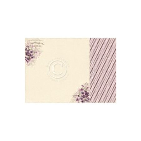 Papel Scrapbooking. Colección: My Precious Daughter. Anemone. 30, 5 x 30,5 cm. Pion Design