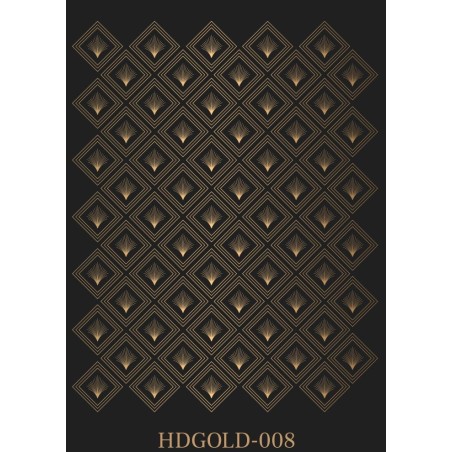 Transfer RUB-ON Gold 30x42 cm. HDG008. Cadence | L'aura Bella