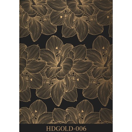 Transfer RUB-ON Gold Flores. 30x42cm HDG006 Cadence | L'aura Bella