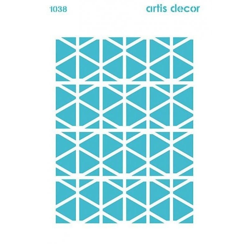 Plantilla stencil: Fondo Geométrico 2. 20x28.5 cm. Artis Decor Plantilla stencil: Fondo Geométrico 2. 20x28.5 cm. Artis Decor