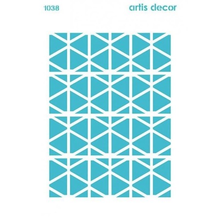 Plantilla stencil: Fondo Geométrico 2. 20x28.5 cm | L'aura Bella