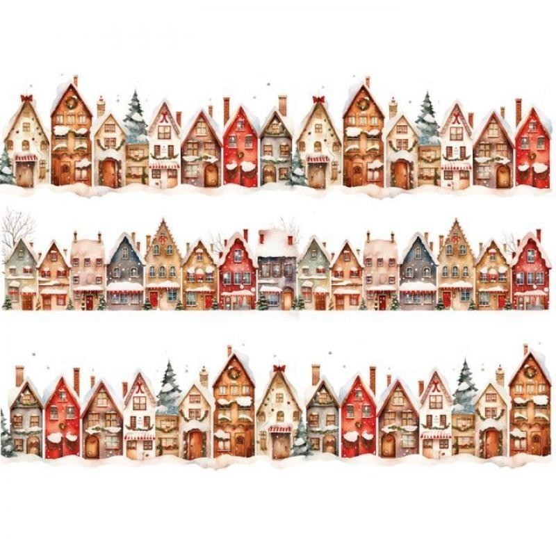 Transfer DTF Textil, Christmas Houses. 25x30cm. Artis Decor Transfer DTF Textil, Christmas Houses. 25x30cm. Artis Decor