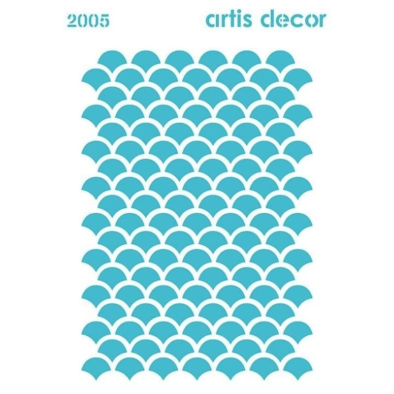 Plantilla stencil: Fondo Teja. 15x20 cm. Artis Decor Plantilla stencil: Fondo Teja. 15x20 cm. Artis Decor