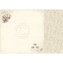 Papel scrapbooking My princess Pion Design PD4905F | L'aura Bella