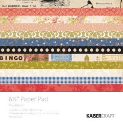 Colecciones. 6,5"X 6,5". 40 SHEETS. MISS MATCH PAPER PAD. KAISERCRAFT PTY LTD. Colección: Miss Match.