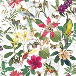 Servilleta decoupage: Tropical Jungle. 30x30cm | L'aura Bella