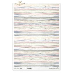 Rayas. Papel de arroz A3 decoupage. ITD Collection | L'aura Bella
