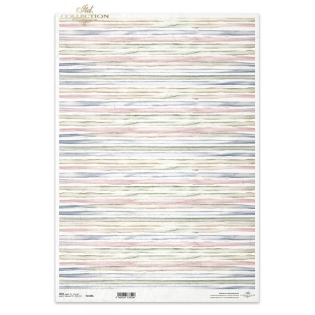 Rayas. Papel de arroz A3 decoupage. ITD Collection | L'aura Bella