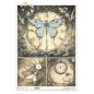 Reloj y libélula, 3 imágenes. Papel de arroz A3 para decoupage. Colección Alicia. ITD Collection. R1484L Reloj y libélula, 3 imágenes. Papel de arroz A3 para decoupage. Colección Alicia. ITD Collection. R1484L