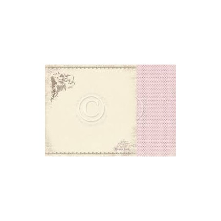 Papel Scrapbooking. Colección: My Precious Daughter. Angels. 30, 5 x 30,5 cm. Pion Design