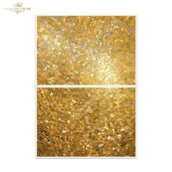 Oro Klimt. Papel de arroz A2 para decoupage. ITD | L'aura Bella