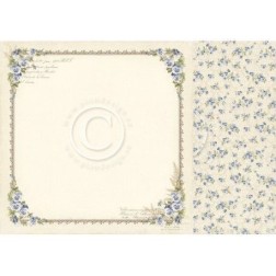 Papel scrapbooking Beloved Pansy Pion Design PD5502F | L'aura Bella