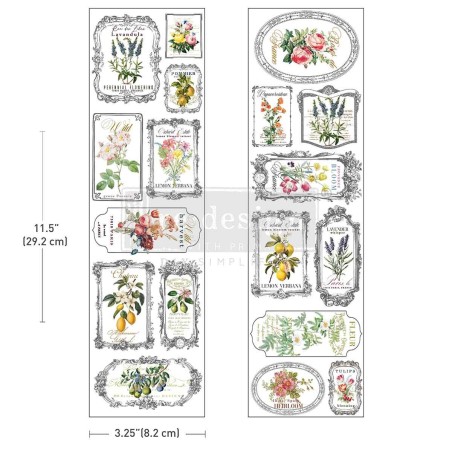 Fleur De Frame. REDESIGN LUXE TRANSFERS®. 681890 | L'aura Bella