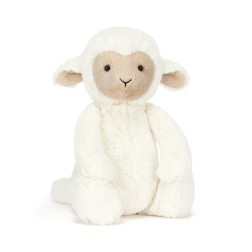 Skipson Lamb, cordero blanco. Peluche Jellycat. BAS3LAM | L'aura Bella