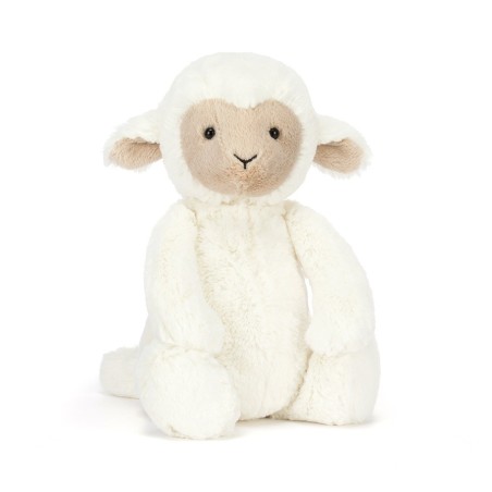 Skipson Lamb, cordero blanco. Peluche Jellycat. BAS3LAM | L'aura Bella