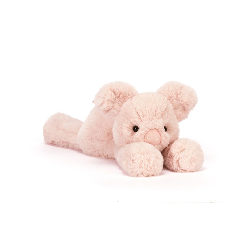 Smudge Pig, cerdito tumbado. Peluche Jellycat. SMG2PG