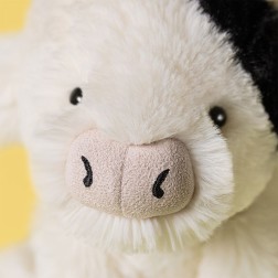 Smudge Cow, vaquita tumbada. Peluche Jellycat. SMG2C