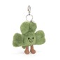 Amuseables Siofra Shamrock Bag Charm. Peluche Jellycat. A4SHMBC