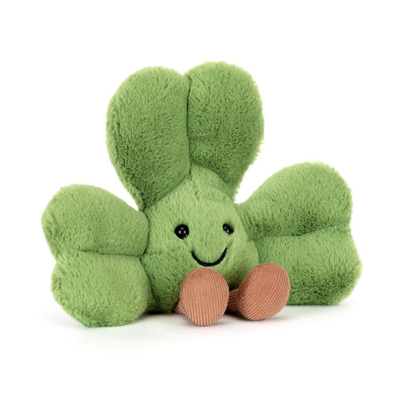 Amuseables Siofra Shamrock, Trébol feliz. Peluche Jellycat. A6SHM