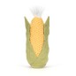 Amuseables Sweetcorn, mazorca de maíz feliz. Peluche Jellycat. A4SWEE