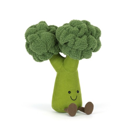 Amuseables Broccoli, Broccoli feliz. Jellycat. A2BROC | L'aura Bella