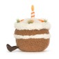 Amuseables Carrot Cake, Tarta feliz. Peluche Jellycat. A2CRTC