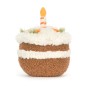 Amuseables Carrot Cake, Tarta feliz. Peluche Jellycat. A2CRTC