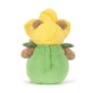 Bartholomew Bear Daffodil Outfit, osito con disfraz de flor. Peluche Jellycat. BARM2FL