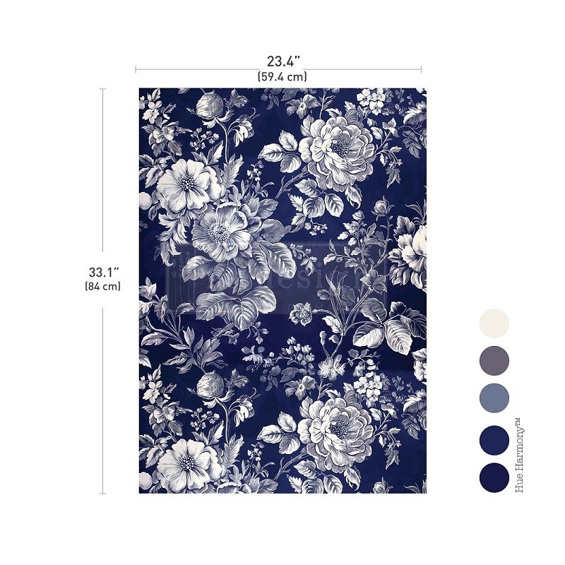 Secret Garden Bloom. Papel de Decoupage Redesign. A1. Diseño Reversible. 673338 Secret Garden Bloom. Papel de Decoupage Redesign. A1. Diseño Reversible. 673338