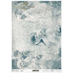 Boda. Papel de arroz A4 para decoupage. ITD Collection | L'aura Bella