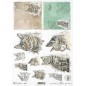 Gatos. Papel de arroz A4 para decoupage. ITD Collection Gatos. Papel de arroz A4 para decoupage. ITD Collection