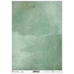 Fondo verde. Papel de arroz A4 para decoupage. ITD Collection | L'aura Bella